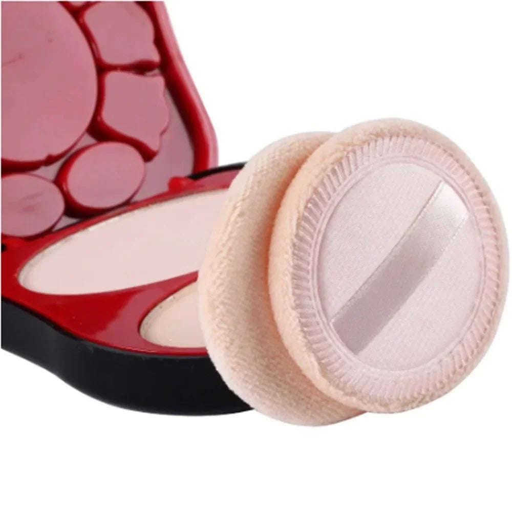6-Pack Round Powder Foundation Puffs | Soft Cosmetic Sponge Makeup Sponge Puff QXL