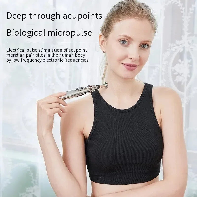 Electronic Acupuncture Pen | Meridian Massage Stimulator Acupuncture Massage Pen QXL