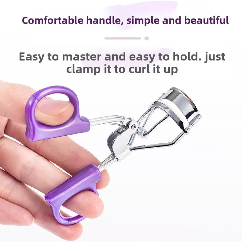 Purple Sunflower Eyelash Curler | Portable Steel Beauty Tool Eyelash Curler QXL