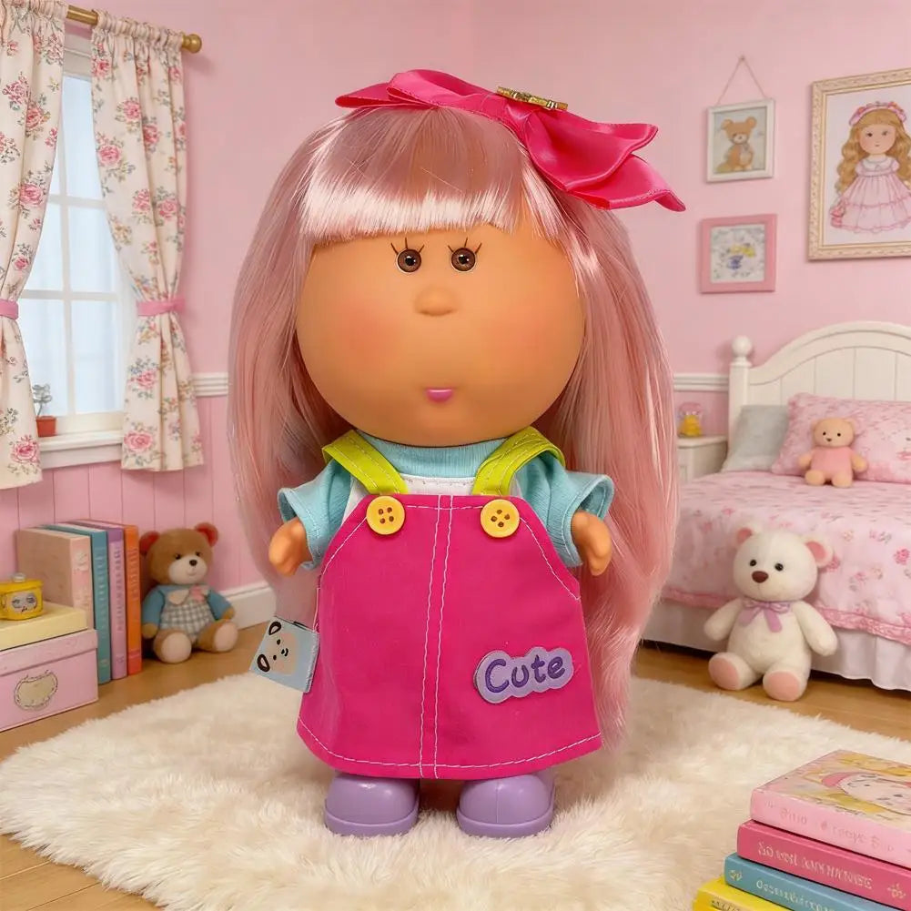 Spanish Potato Doll Mia 18cm Vinyl Plush Body Gift Toy Collectible Plush Doll QXL