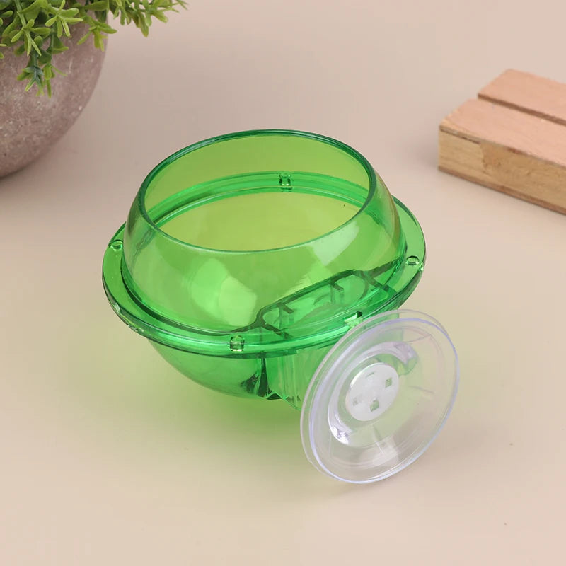 Anti-Escape Suction Cup Reptile Feeder Bowl | Lizard Gecko Reptile Feeder Bowl QXL
