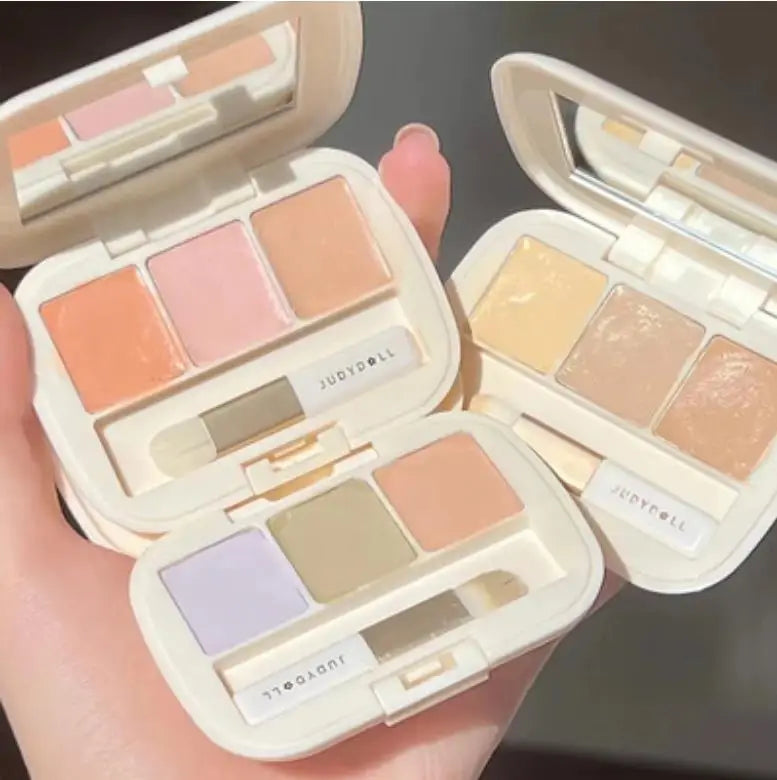 Judydoll 3-Color Concealer Palette | Waterproof Full Coverage Concealer Palette QXL