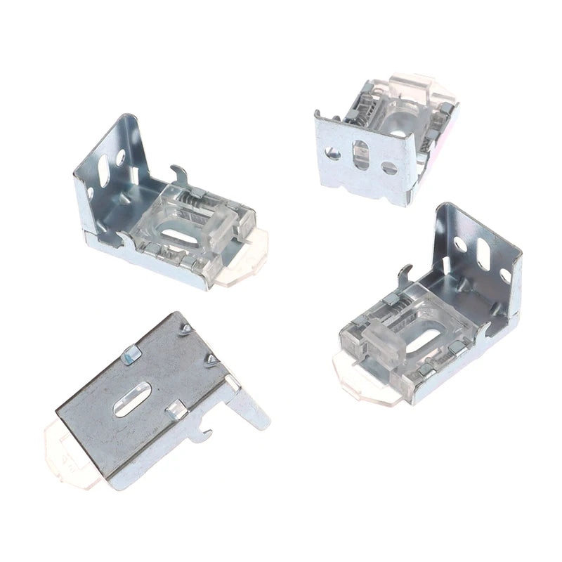 4-Pack 25mm Venetian Blind Ceiling & Wall Mount Brackets Blind Mounting Brackets QXL