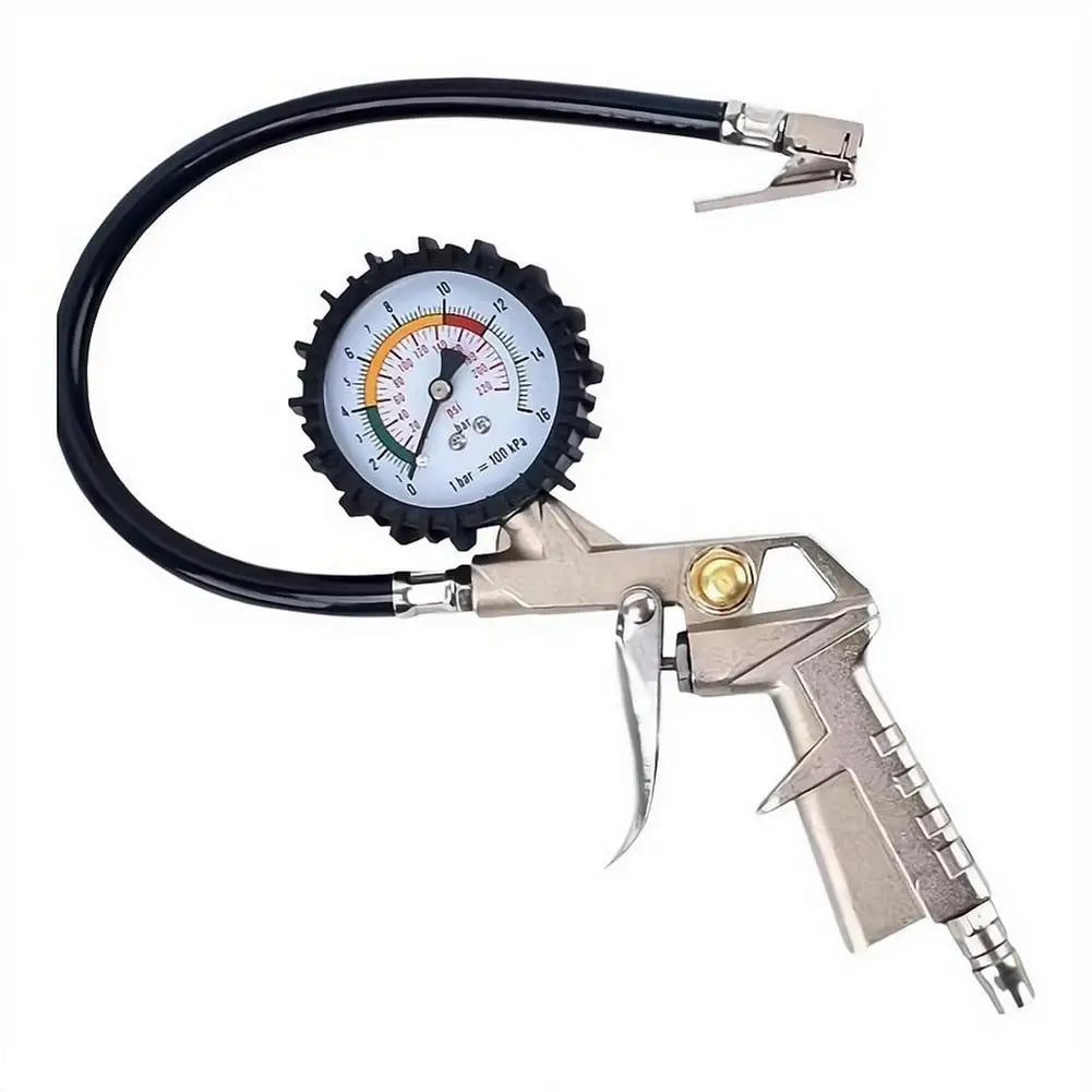 Digital Tire Pressure Gauge 0–200 PSI | LCD 3-in-1 Inflator Tire Pressure Gauge QXL