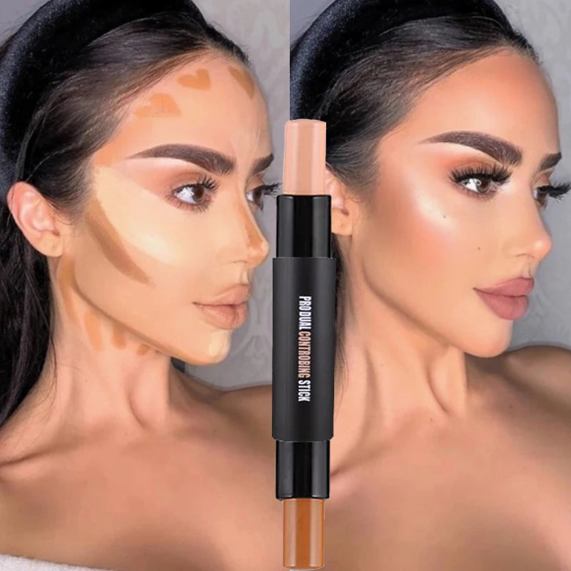 Dual-Tip Contour & Highlight Concealer Stick | All Skin Types Contour Concealer Stick QXL