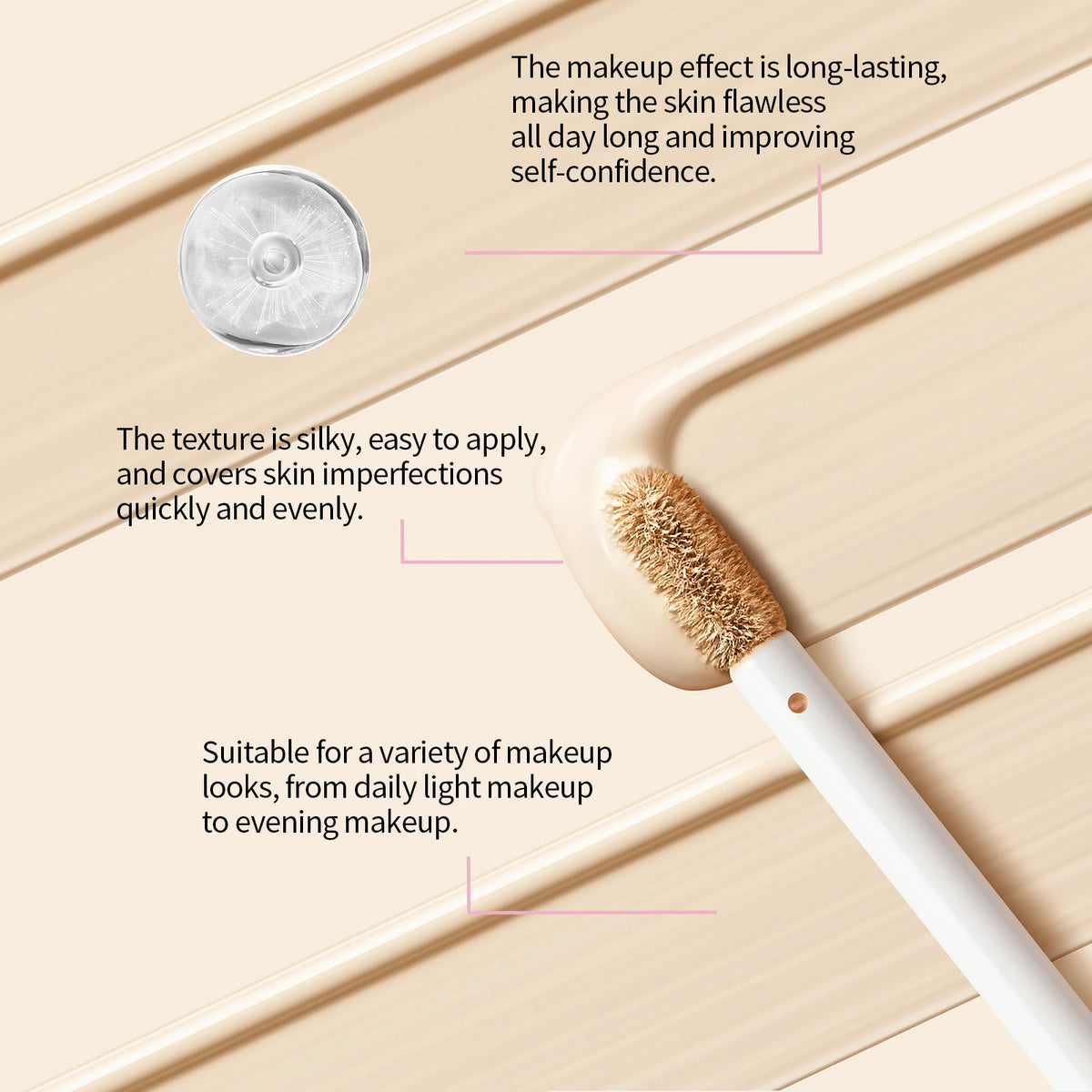Eelhope Hydrating Liquid Concealer | Full Coverage Brightening Liquid Concealer QXL