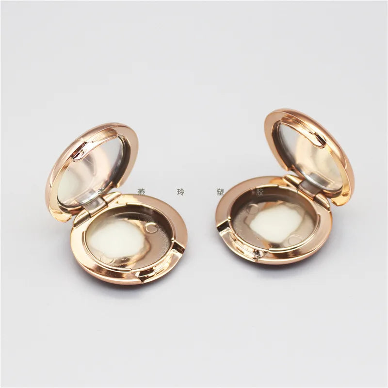 25mm Round Eyeshadow Case | Mini Portable Cosmetic Sample Box Cosmetic Sample Case QXL