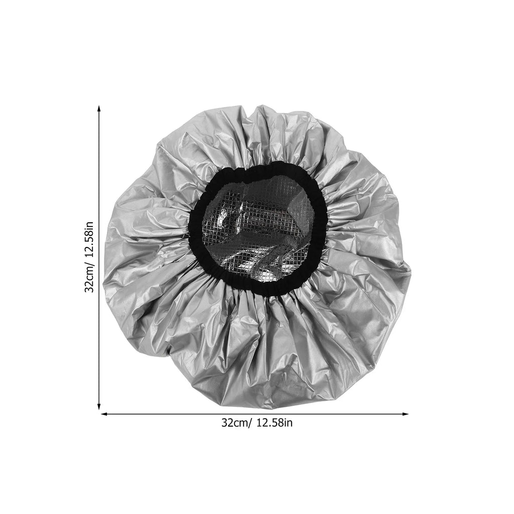 3-Pack Foil Hair Conditioning Cap | Deep Treatment Shower Cap Hair Conditioning Cap QXL