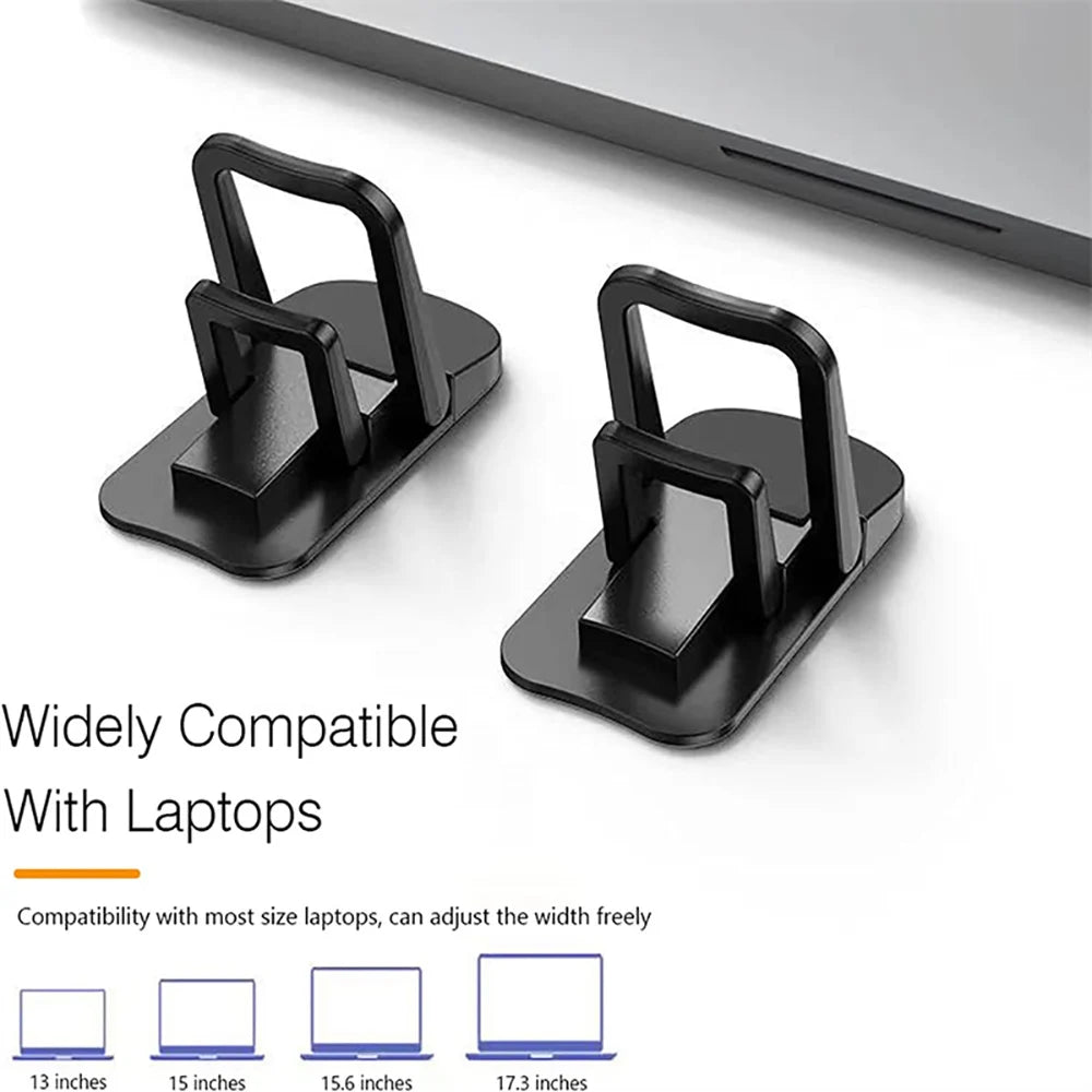 2-Pack Mini Foldable Laptop Stand | Self-Adhesive Keyboard Riser Laptop Stand QXL