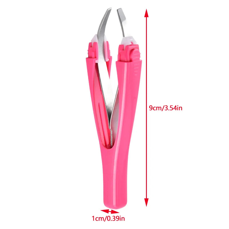 Retractable Automatic Eyebrow Tweezer | Portable Stainless Steel Eyebrow Tweezer QXL