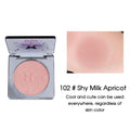 Embossed Matte Powder Blush | Blue & Purple Monochrome Blusher Powder Blush QXL 102