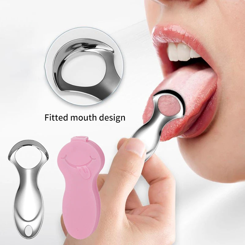 Stainless Steel Mini Tongue Scraper for Fresh Breath | YOVIP Tongue Scraper QXL