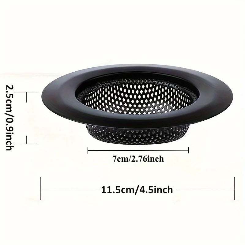 3-Pack Kitchen Sink Drain Filter Strainer – Dishwasher Safe Sink Drain Filter QXL