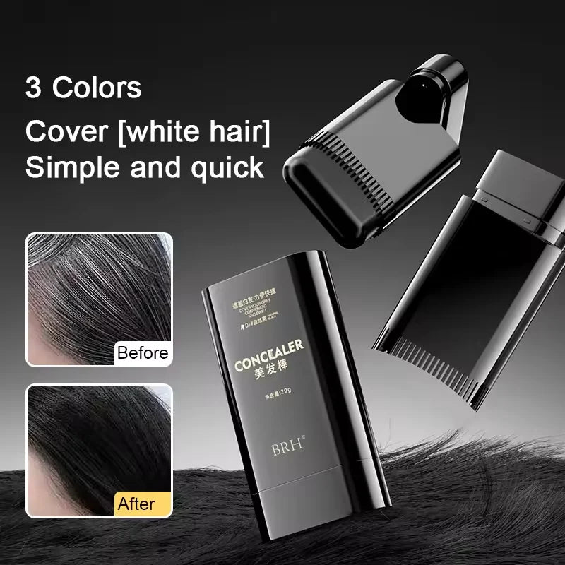 VERONNI Hair Root Touch-Up Stick | Grey & White Coverage Root Touch-Up Stick QXL
