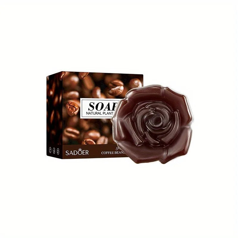 Coffee Bean Essential Oil Hand & Body Bar Soap | Men & Women Essential Oil Bar Soap QXL
