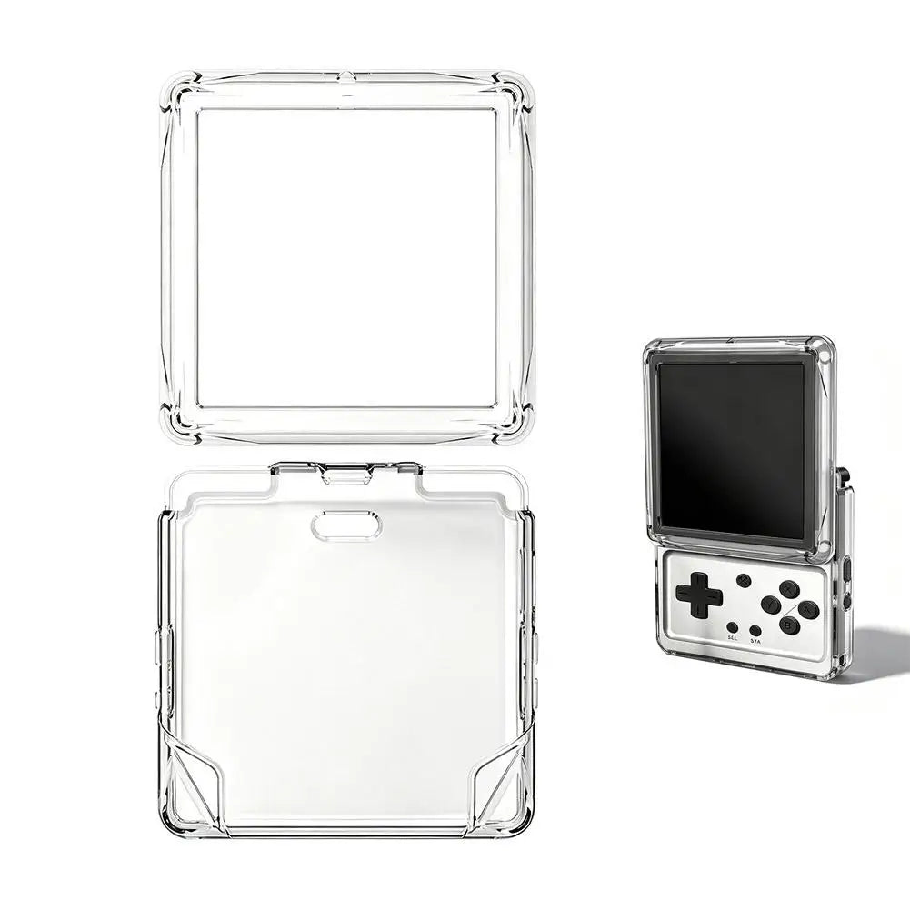 TPU Case for Anbernic RG Rotate | Anti-Scratch Protective Cover Console Protective Case QXL transparent