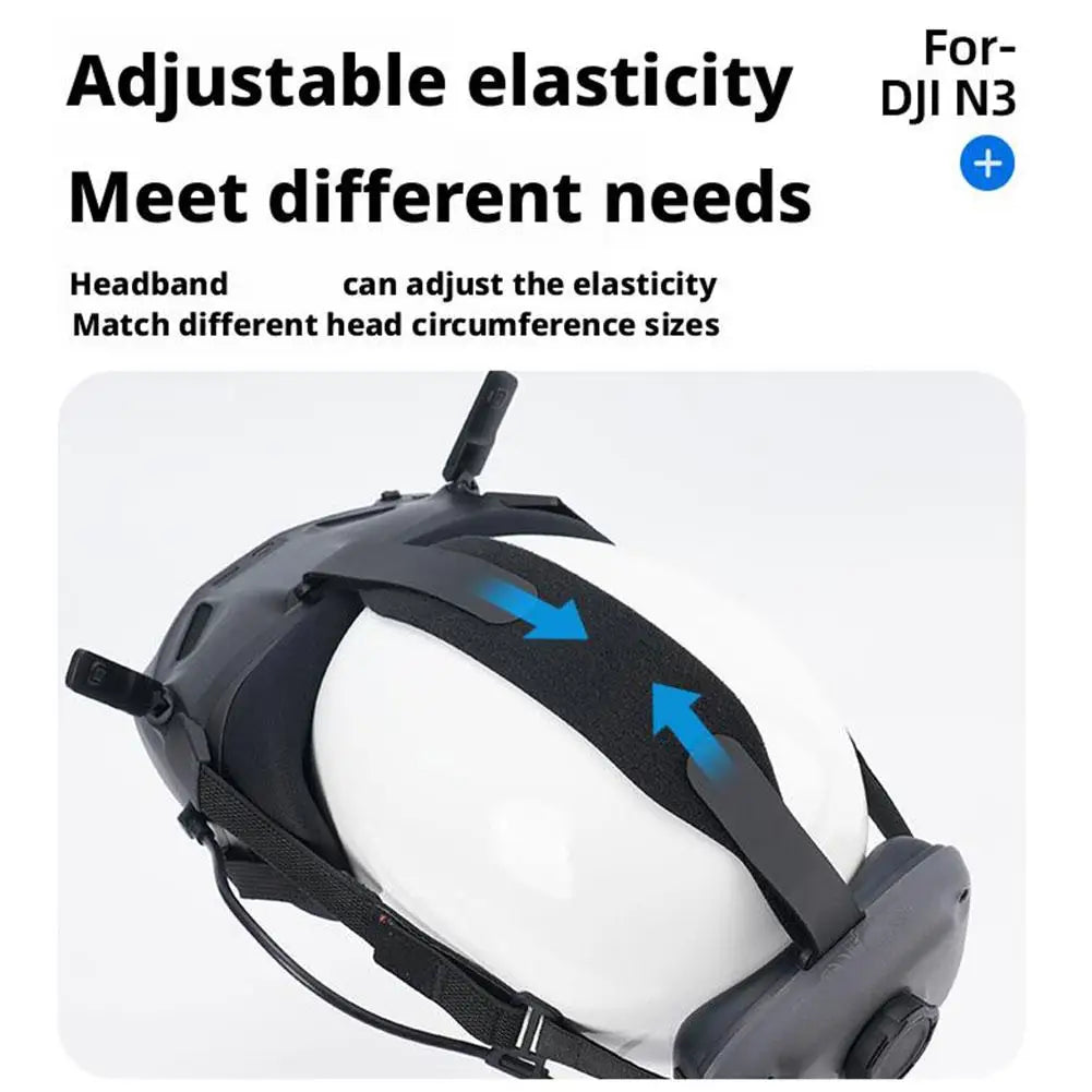 DJI N3 Auxiliary Headband | Comfortable PU Leather Strap Drone Goggle Headband QXL