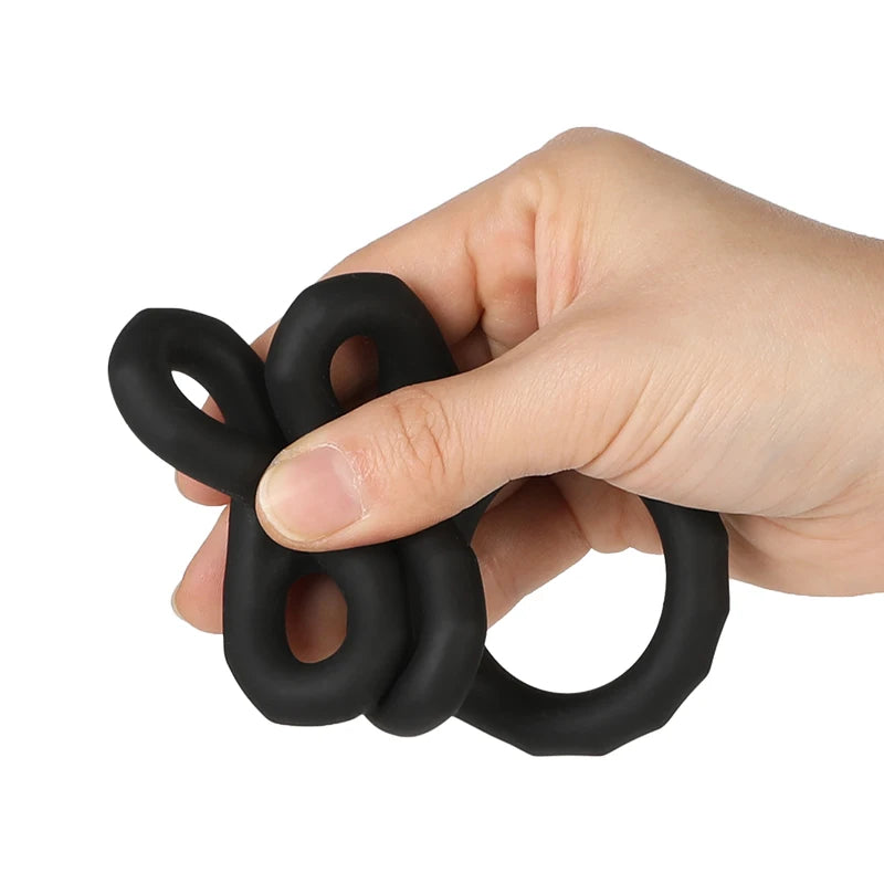 Flexible Silicone Male Training Ring | S/M/L Reusable Silicone Training Ring QXL