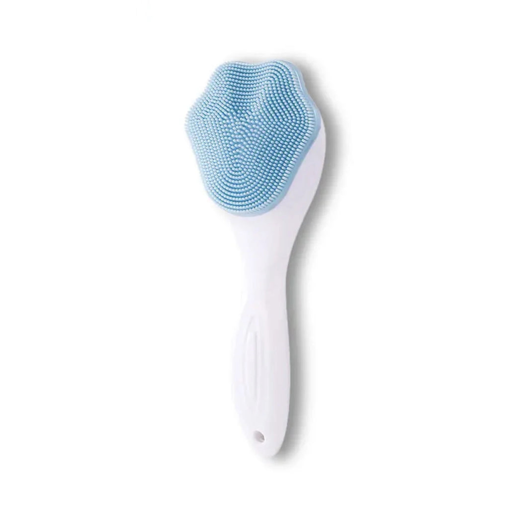 Soft Silicone Face Cleansing Brush | Deep Pore Exfoliator Facial Cleansing Brush QXL blue