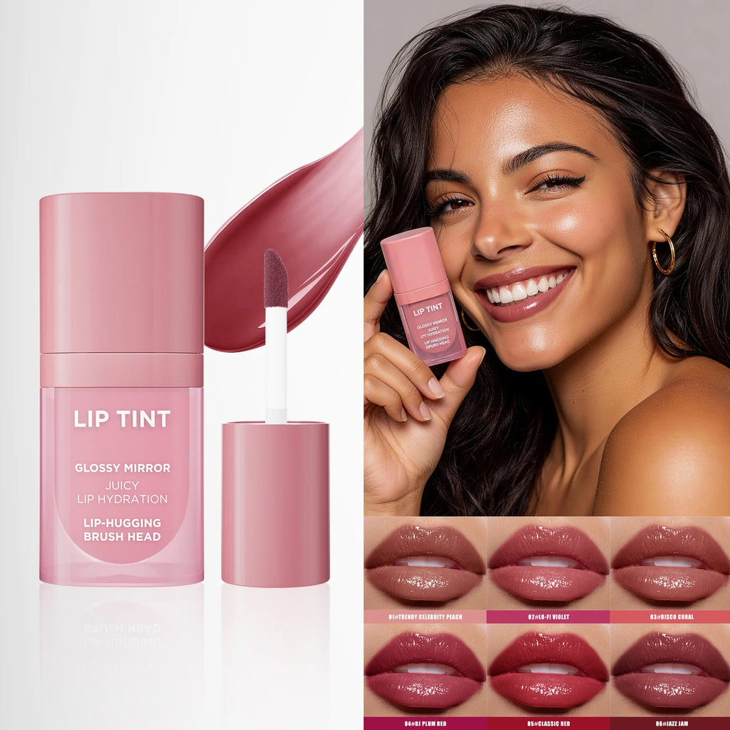 Juicepop Jelly Mirror Lip Gloss | Hydrating Long-Lasting Lip Tint Lip Gloss QXL