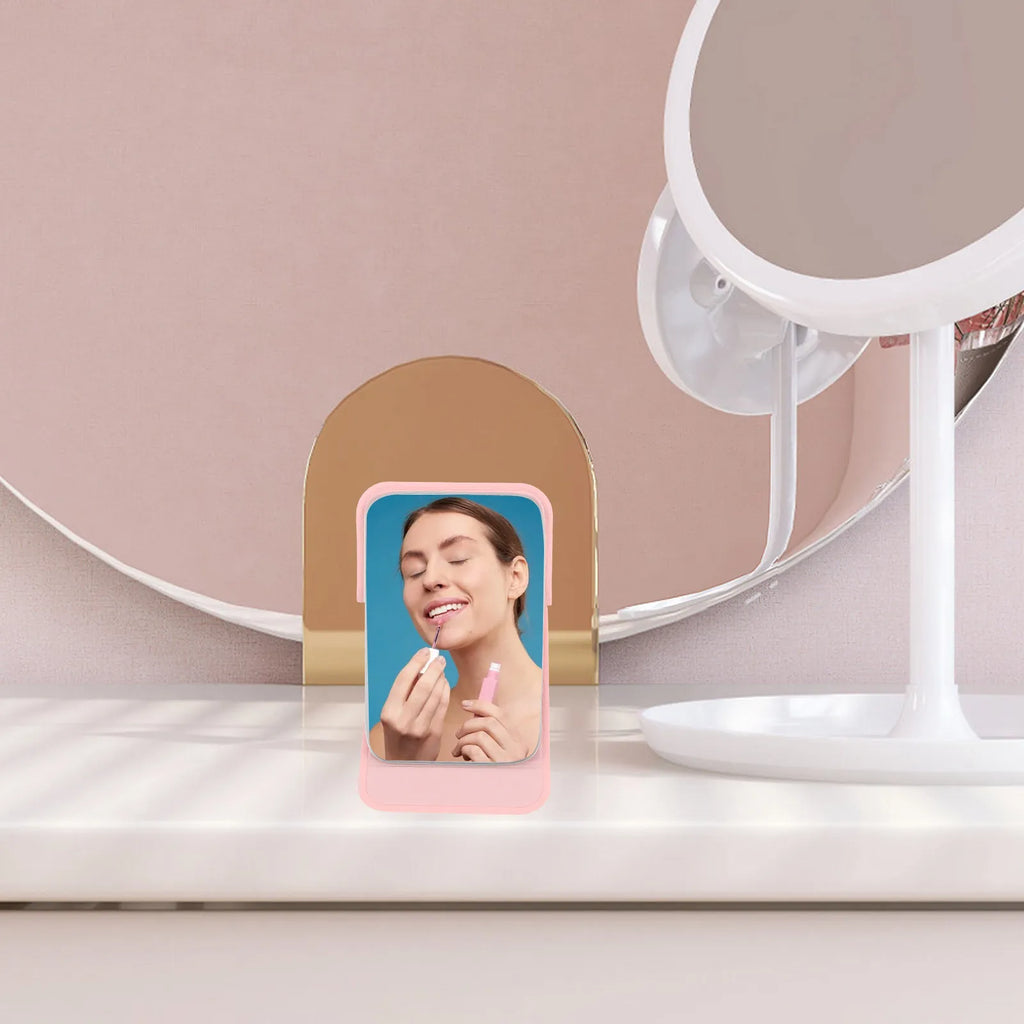 Compact Folding Makeup Mirror | Portable Pocket Purse Mirror Compact Vanity Mirror QXL