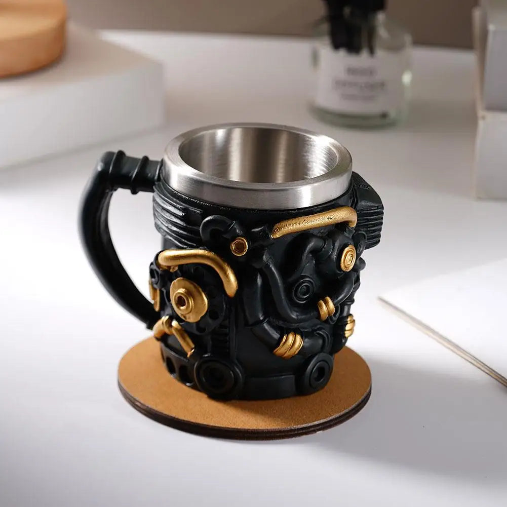 V12 Engine Block Coffee Mug | Unique Car Lover Gift Novelty Coffee Mug QXL