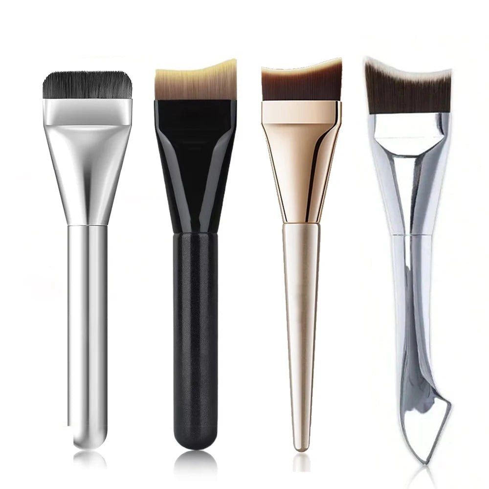 Ultra-Thin Flat Foundation Brush | Cream & Liquid Blending Foundation Makeup Brush QXL