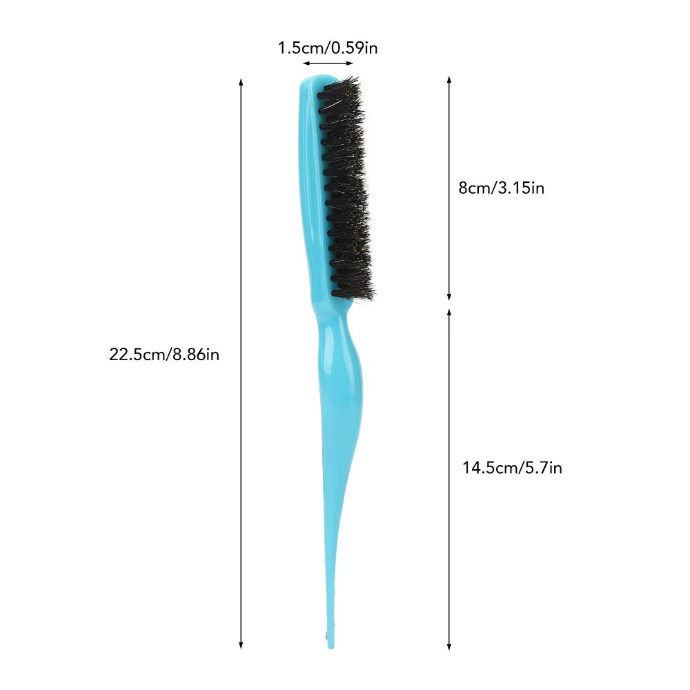 Nylon Bristle Hair Teasing Brush | Back Combing Salon Tool Hair Teasing Brush QXL