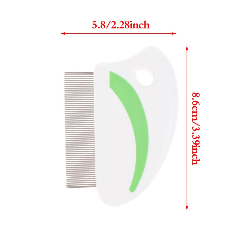Steel Lice Comb | Dense Teeth Nit & Egg Removal for Kids Lice Removal Comb QXL