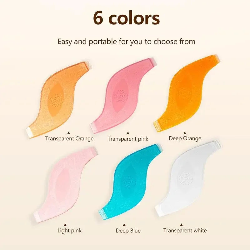 S-Shape Eyelash Perm Brushes 5-Pack | Reusable Lash Comb Eyelash Perm Brush QXL