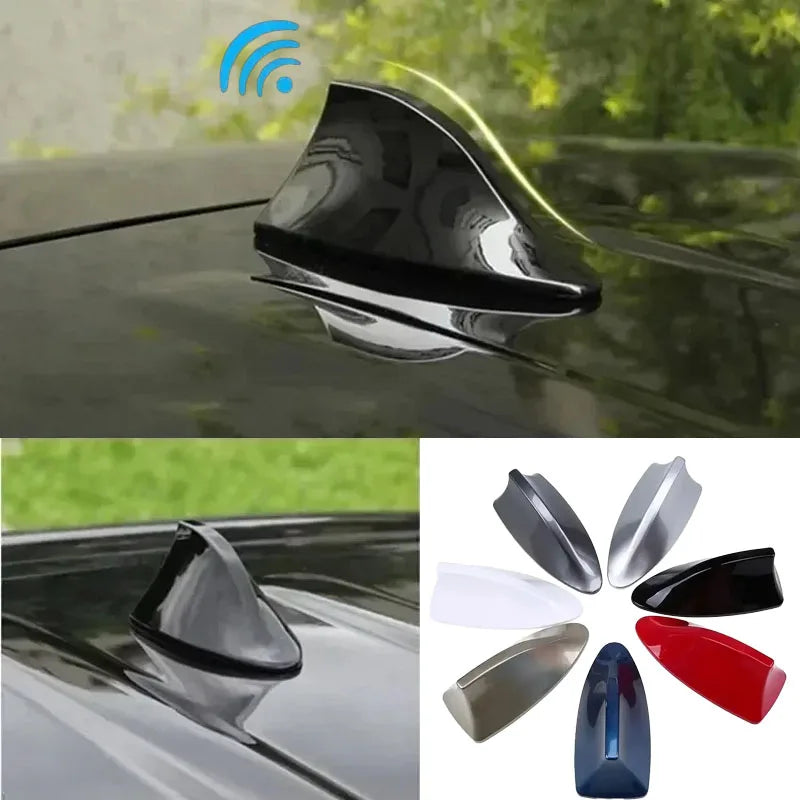 Universal Shark Fin Car Roof Antenna – 6 Styles, FM/AM Car Roof Antenna QXL