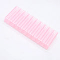 10-Grid Nail Transfer Paper & Foil Organizer Storage Box Nail Art Organizer QXL Pink Tran