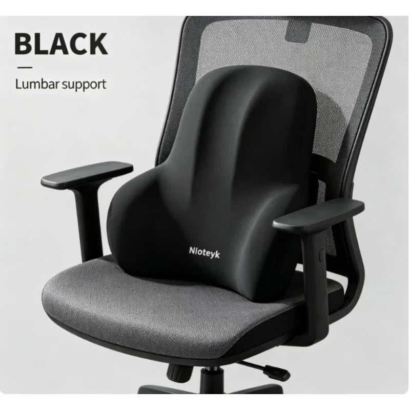 Car Neck Cushion & Lumbar Support Memory Foam Pillow Car Seat Cushion QXL
