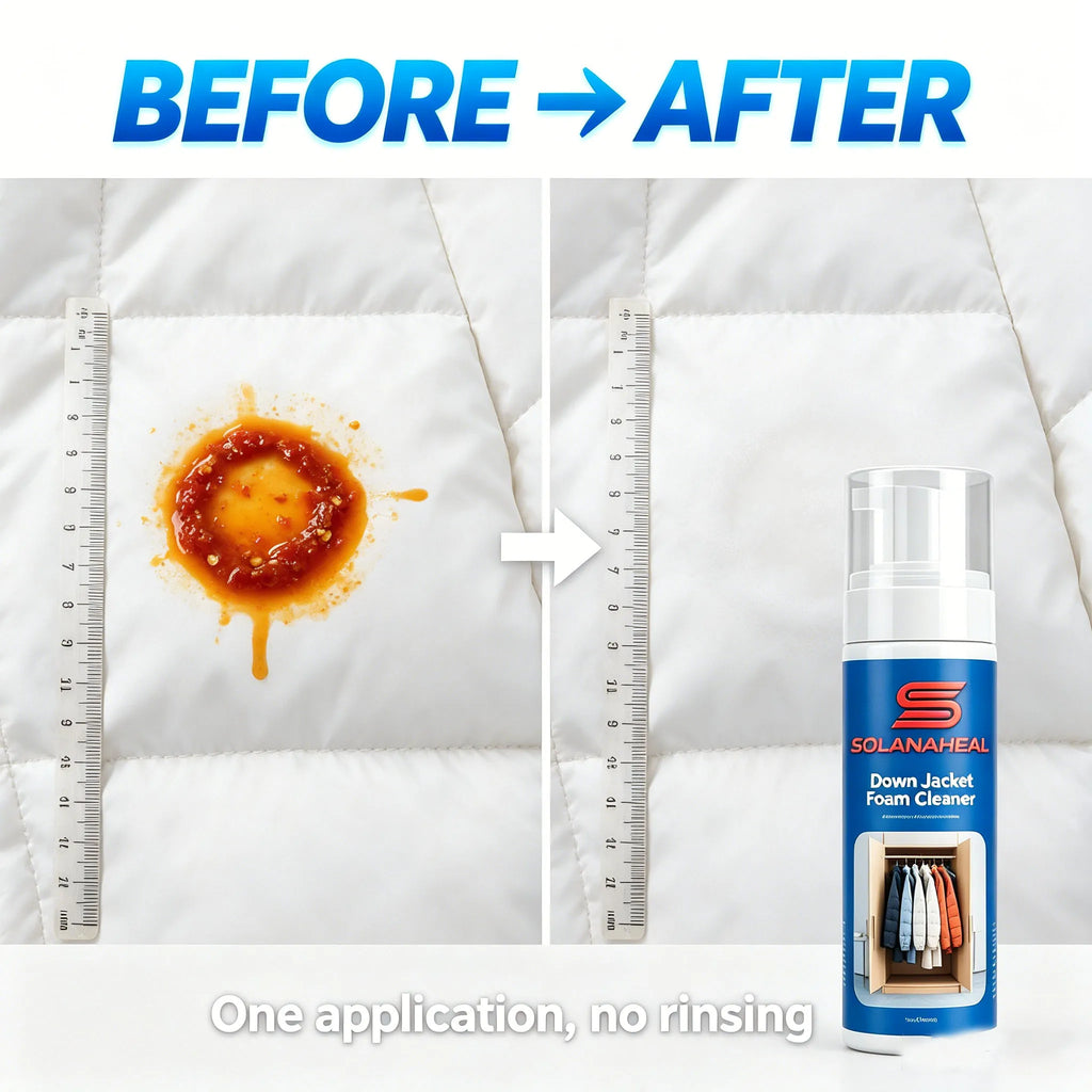 Puffer Jacket Dry Cleaning Foam | Easy Spot Stain Remover Dry Cleaning Foam QXL Default Title