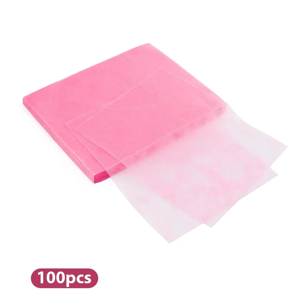 100-Pack Nail Dust Collector Filter Pads | Non-Woven Pink Blue White Nail Vacuum Filter Pads QXL 100Pcs Pink