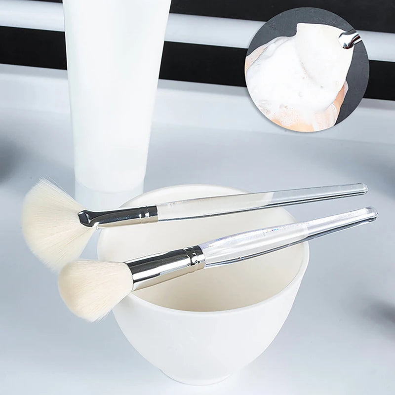 Soft Bristle Facial Cleansing & Mask Brush | Skin Care Tool Facial Cleansing Brush QXL