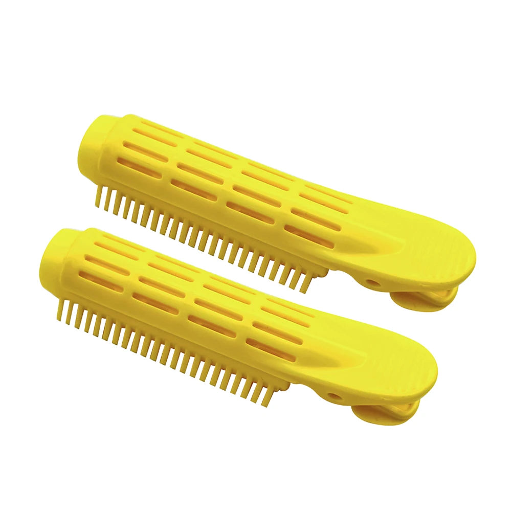 2-Pack Heatless Hair Rollers & Root Volume Clips | Korean Style Hair Volume Clips QXL