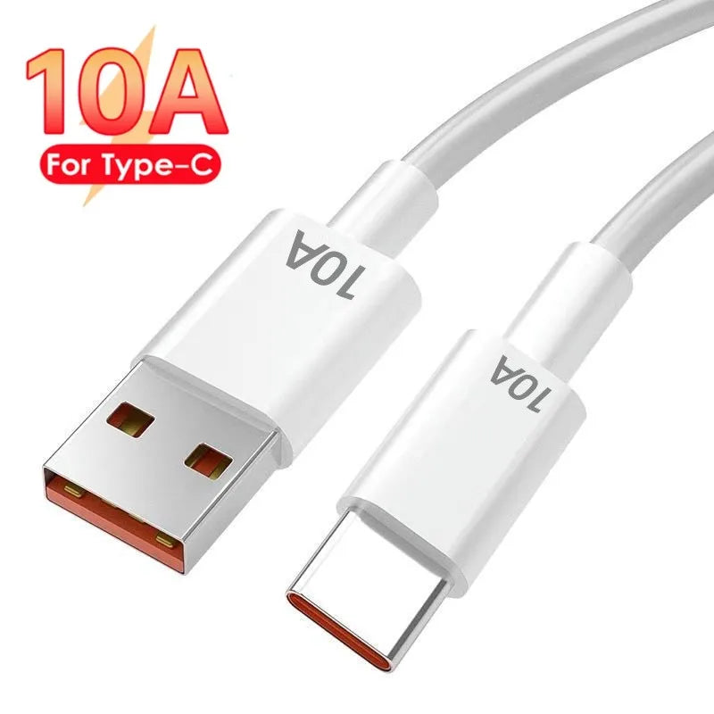 120W 10A USB-C Fast Charging Cable – Android & iPhone USB-C Charging Cable QXL