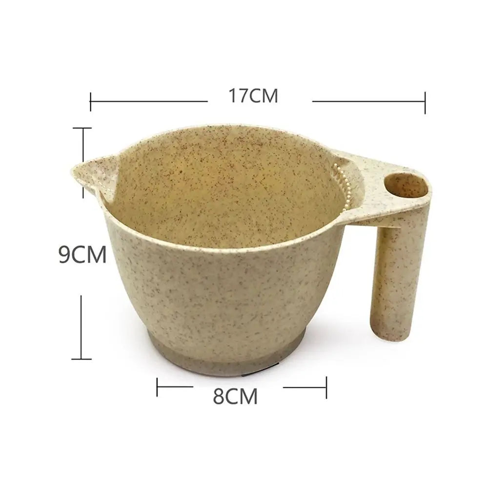 Large Capacity Hair Dye Mixing Bowl | Hairdressing Cup Hair Dye Mixing Bowl QXL