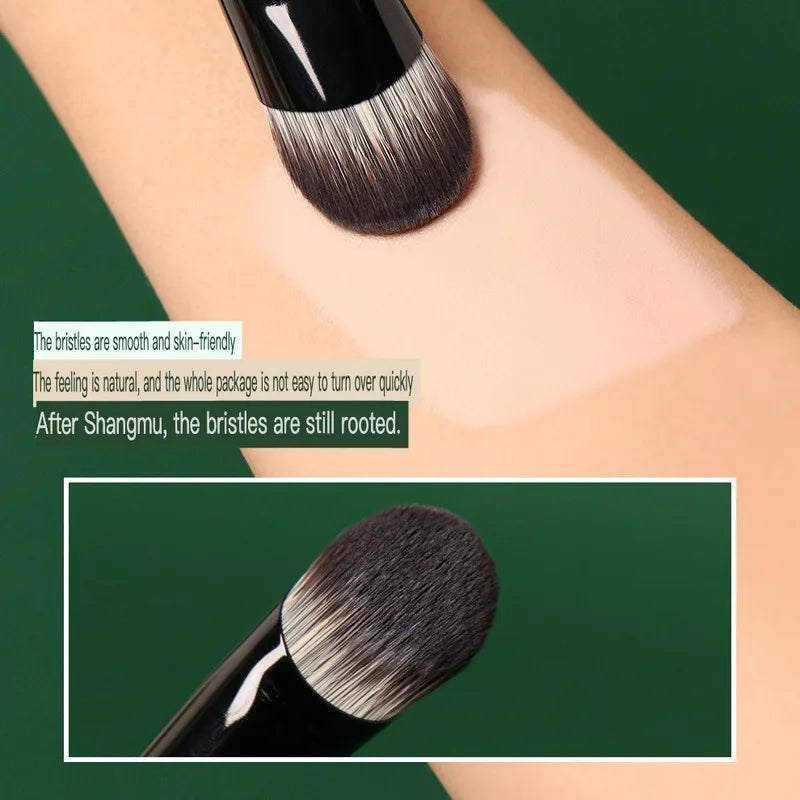 M43 Angled Foundation & Powder Brush | Synthetic Fiber Bristles Foundation Makeup Brush QXL