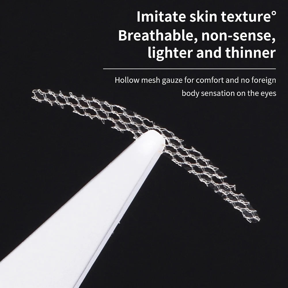Double Fold Eyelid Tape & Invisible Lace Eyelash Extension Kit Eyelid Tape & Lash Kit QXL