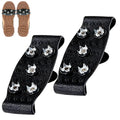 2-Pack 5-Spike Ice Grips for Shoes & Boots | Winter Crampons Ice Grip Crampons QXL Shoe Ice Grips