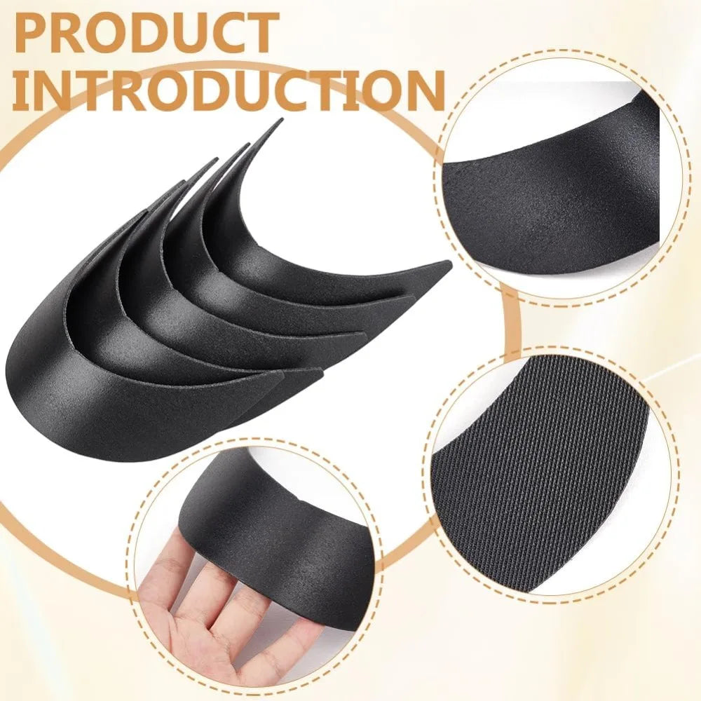 Baseball Cap Visor Inserts 20-Pack | Black & White Hat Shapers Hat Brim Shaper QXL