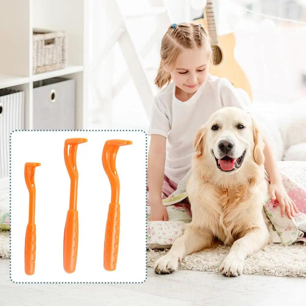3-Pack Pet Tick Remover Clips for Dogs & Cats | 3 Sizes Pet Tick Remover QXL