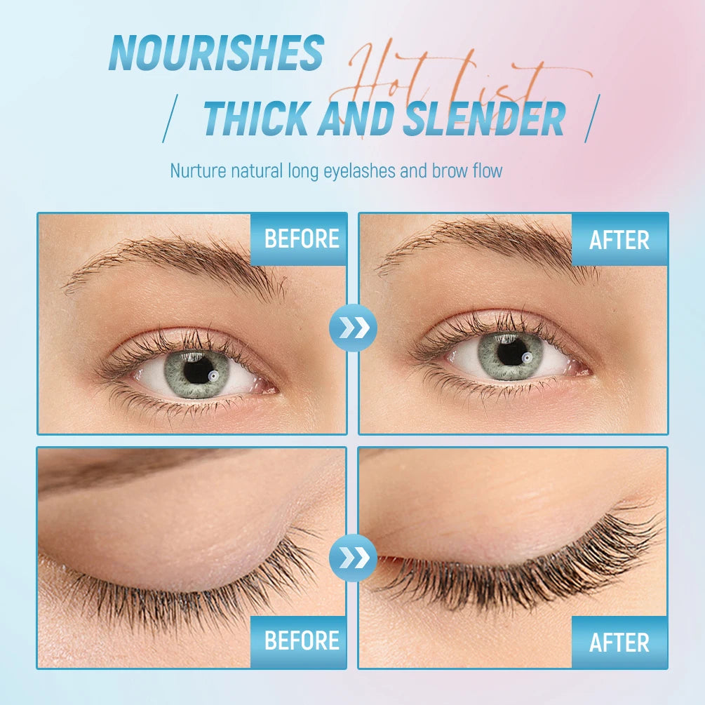 QIBEST Eyelash & Eyebrow Serum | Fuller, Longer Lashes Eyelash & Brow Serum QXL