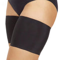 Anti-Chafing Thigh Bands | Non-Slip Silicone Seamless S–5XL Thigh Chafing Bands QXL Black L