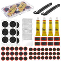 Bike & Motorcycle Tire Puncture Repair Kit – Patches & Glue Tire Repair Kit QXL 72pcs