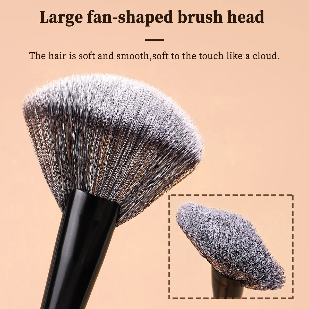 MAANGE 15-Pc Makeup Brush Set | Face & Eye Brushes Kit Makeup Brush Set QXL