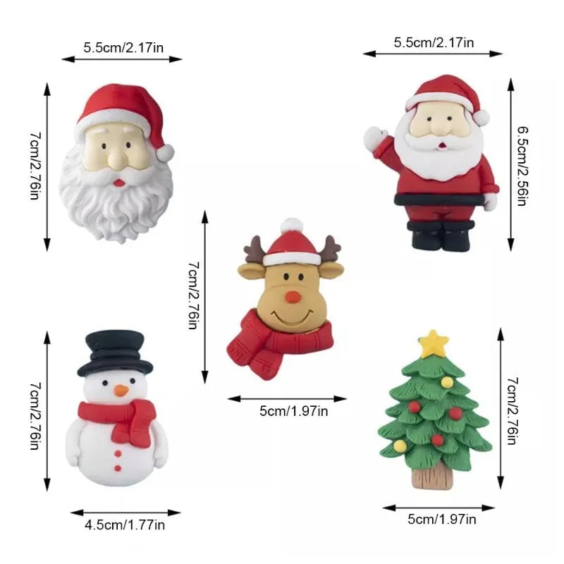 3D Christmas Car Air Vent Aromatherapy Clip | Santa & Resin Car Air Freshener Clip QXL