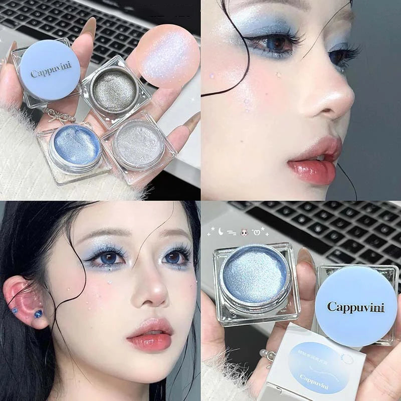 6-Color Shimmer Liquid Highlighter | Glitter Glow Face & Body Liquid Highlighter QXL